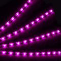 E Support Purple 12v 15 Led 30cm Car Flexible Waterproof Underbody Light Strip Pack Of 4 