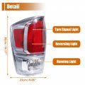 Uxcell Left And Right Side Tail Light Assembly For Toyota Tacoma 2016-2021 Replace No 8156004200 8155004200 81560-04200 Rear