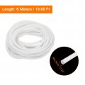 Uxcell Silicone Foam Seal Strip 5 5mm 0 22 Dia 6 Meters 19 69 Ft Long Sponge Rubber Weather Round Cord Solid For Machinery And