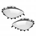 Newyall Pair Left And Right Clear Headlight Lens Covers With Gaskets 