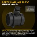 Ocpty Mass Airflow Sensor 07c906461a Compatible For 2005-2009 Audi A8 Quattro 2008-2012 2014 2015 R8 2007-2011 S6 2007-2009 S8