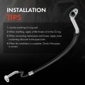 A-premium A C Discharge Line Hose Assembly Compatible With Volkswagen Passat 2001-2005 1 8l 2 0l Compressor To Condenser