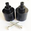 Black Bar Ends For Honda Cbr600 Vfr800 Cb919 900rr 929rr 954rr Vtr Rc51 Gl1800 