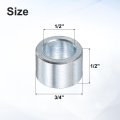 2 Pcs Galvanized Steel Spacer 1 Bore X 3 4 Od Length Unthreaded Standoff Bushing Plain Finish Round Metal Fits M12 Screws Bolts