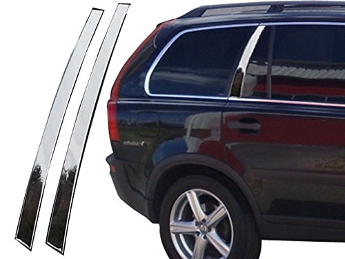Qaa Is For 2007-2008 Volvo Xc90 2 Piece Stainless Rear Window Trim Rw27382