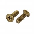 Uxcell M4 X 12mm Brass Fastening Phillips Countersunk Screws Gb819 50 Pcs