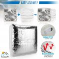 Universal 14 In X Rv Vent Skylight Insulator Inflatable Shade With Reflective Heat Shield 2 Pack