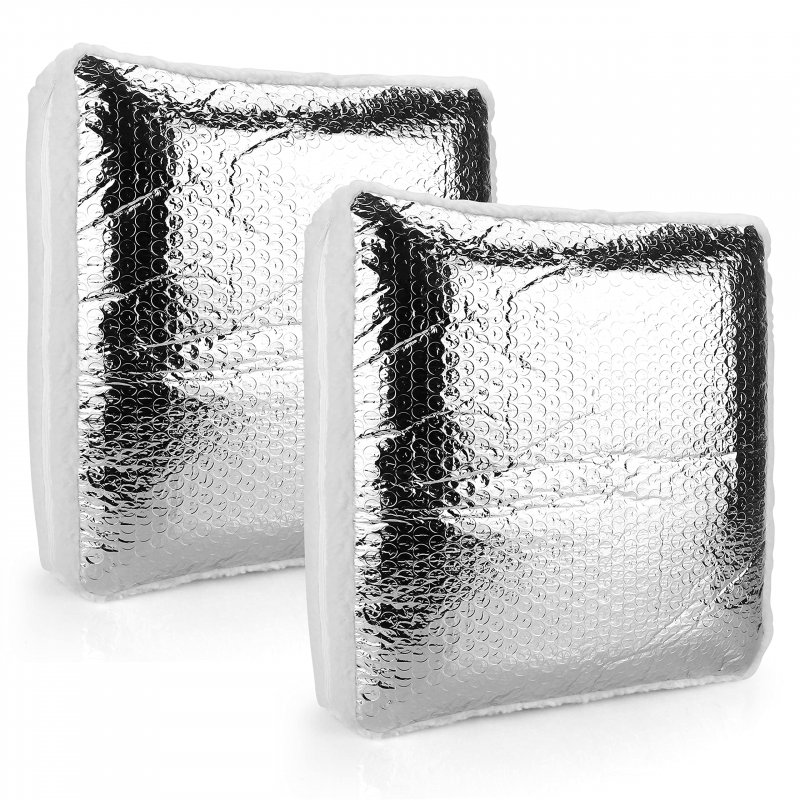 Universal 14 In X Rv Vent Skylight Insulator Inflatable Shade With Reflective Heat Shield 2 Pack