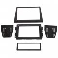 Hecasa Double Din Dash Compatible With 2006-2007 Jeep Commander Radio Stereo Navigation Bezel Conversion Kit Dashboard Cover