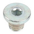 Multi Purpose Hole Plug For Saturn Lw300 Lw200 2001 2002 2003 Steel Silver 0 47 In Thread Diameter Tapered With Gasket Or Seal 