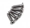 Hinge Outlet Polished Chrome Wood Screws For Hinges 9 X 1 Inch Fly Cut Self Drilling 24 Pack 
