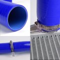G-plus Silicone Radiator Hose Pipe Kit Clamps Compatible With 2001-2005 Honda Civic D17 1 7l Blue