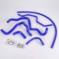 Silicone Radiator Hose Pipe Kit Clamps For 2001-2005 Honda Civic D17 1 7l Blue
