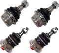4pc Front Upper And Lower Ball Joint Kit For Jeep Commander 2006 2010 Grand Cherokee 2005 Heavy Duty Suspension Steering 
