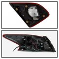 2-pieces Inner Outer Passenger Side Oe-style Red Lens Right Tail Light Housing Lamp Assembly Replacement For 2016-2018 Nissan 