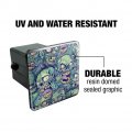 Zombie Pattern Dead Corpses Undead Horror Tow Trailer Hitch Cover Plug Insert