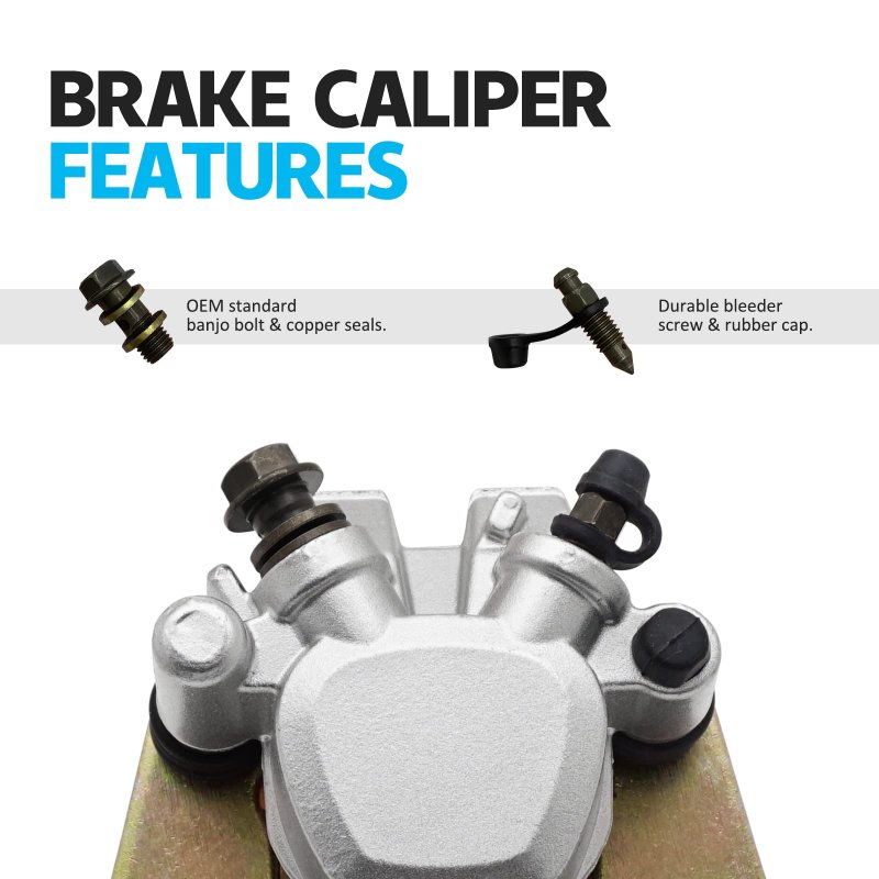 Rear Brake Caliper Assembly For Suzuki Vinson 4wd 500 Lta500f 4x4 2003-2007 With Pads 69100-03gf0-999 69100-03gh0-999