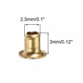 Uxcell Hollow Rivet 2 5mm X 3mm Through Hole Copper Rivets Grommets Double-sided Circuit Board Pcb 200pcs