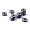 Atoplee 10pcs 3 12 4mm High Carbon Steel Wire V Groove Pulley 
