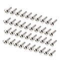 M6x20mm Furniture Bolts Hex Socket Screws Fastener Carbon Steel 40pcs 