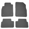 Ikon Motorsports Floor Mat For 2008-2016 Chevrolet Cruze Factory Fitment Gray Nylon Front Rear Car Mats Liner Carpets 