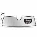 Ipick Image Made For Jeep Gladiator 2020 To 2023 With Brake Assist Custom Fit Silver Reflective Bubble Roll-up Auto Windshield