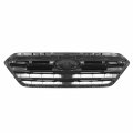 Su1200180 Factory Style Front Bumper Grill Grille Assembly With Silver Moulding Compatible Subaru Legacy 2018-2019 Matte Black