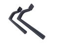 Bundle 2 Each Pair Workbench Holdfasts Bench Clamps Ductile Cast Iron 8a Tall 4 25a Reach Use In 3 Holes Wbhfx2 