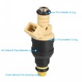X Autohaux 1 Pcs 0280150955 Car Fuel Injector Nozzle Replacement For Vw Cabrio 0l 1997-2002 Golf Gti Jetta 1993-2000 2 Ea827