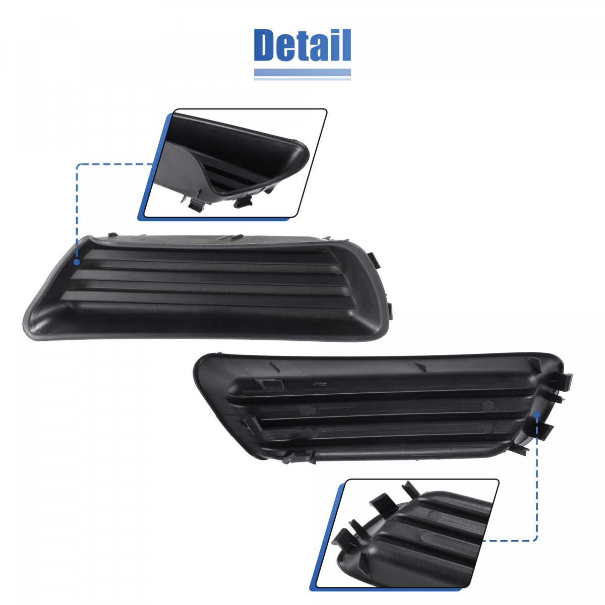 1 Pcs Fog Light Grille Cover Trim Lamp No 5212806050 52128-33060 For Toyota Camry 2007-2009