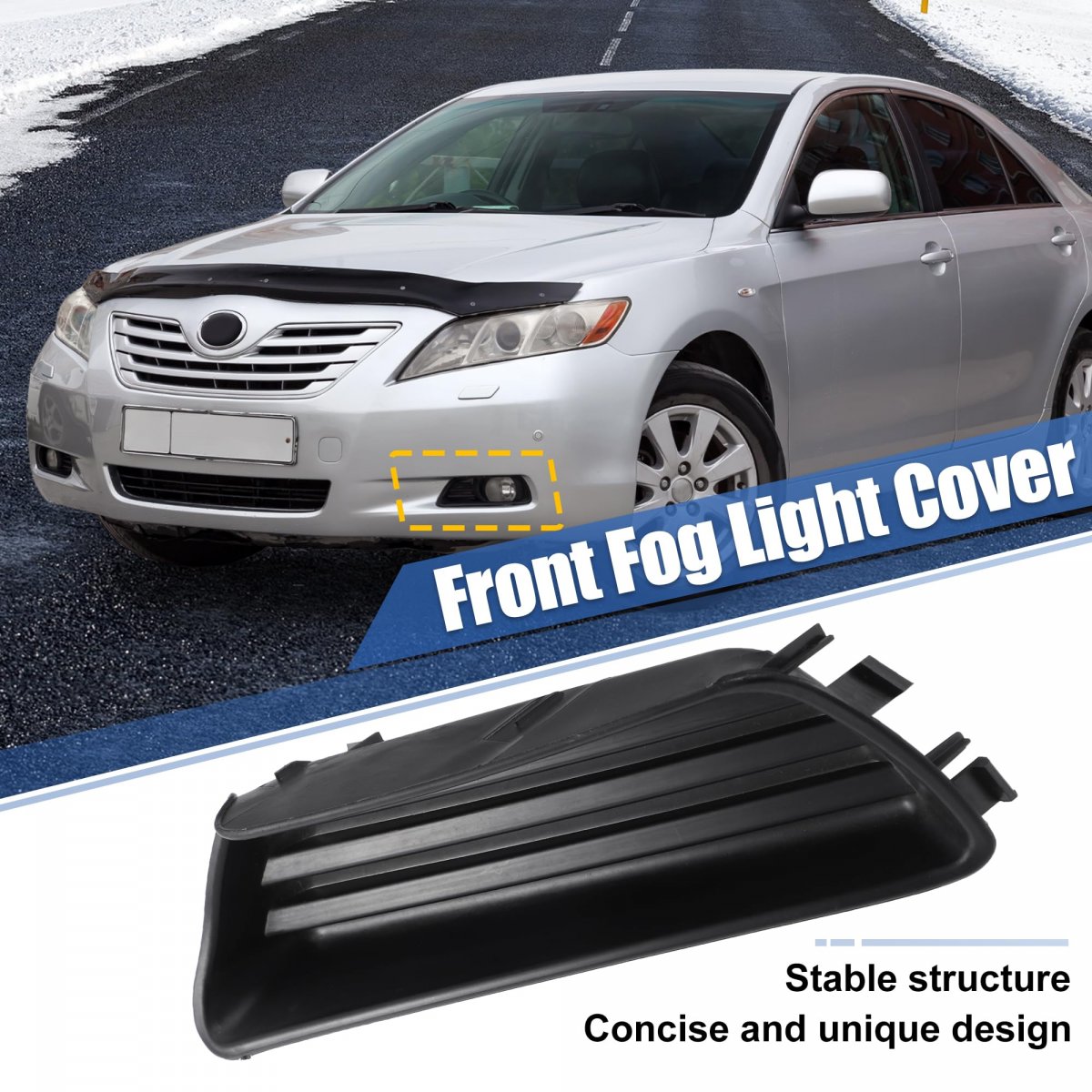 1 Pcs Fog Light Grille Cover Trim Lamp No 5212806050 52128-33060 For Toyota Camry 2007-2009