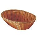 Set Of 12 Woven And Bread Natural Color Basket Oval 9-1 2-inch 