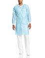 Valumax 3660sbm Extra-safe Wrinkle-free Noble Looking Disposable Sms Knee Length Lab Coat Sky Blue M Pack Of 10 