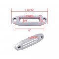Silver Cnc Aluminum 6 Hawse Fairlead Compatible With Synthetic Winch Rope Suv Atv Utv