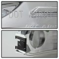 Acanii For 1999-2004 Chevy Silverado Gmc Sierra W Stepside Chrome Rear Tail Lights Brake Lamps Driver Passenger Side