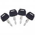 Ztuoauma 4x Heavy Equipment Ignition Keys K250 2420wl2420 With Key Chain For Kobelco New Holland Case Yutani Excavators 
