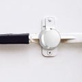 Hidden Shackle Puck Padlocks Keyed Alike Trailer Locks With Enlarged Lock Chrome Plated Alloy Steel 3 Pieces 