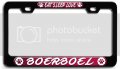 Eat Sleep Love Boerboel Dogs Pets 3d Metal License Plate Frame Universal Fit For Auto Suv Truck Tag Holder 12 X 6 In Steel 