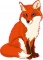 Stickertalk Fox Vinyl Sticker 3 5 Inches By