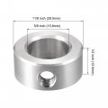 Uxcell Drill Stop 5 8 I D Stainless Steel For Set Screws Chuck Woodworking Bits Depth Holder 2pcs