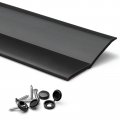 Garage Door Seal Top And Side Weather Stripping 34ft Black Tpe Rubber Adhesive Backed Sealing Strip Universal Professional 