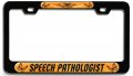 Speech Pathologist Bl 3d Metal License Plate Frame Auto Suv Truck Tag Holder C31 
