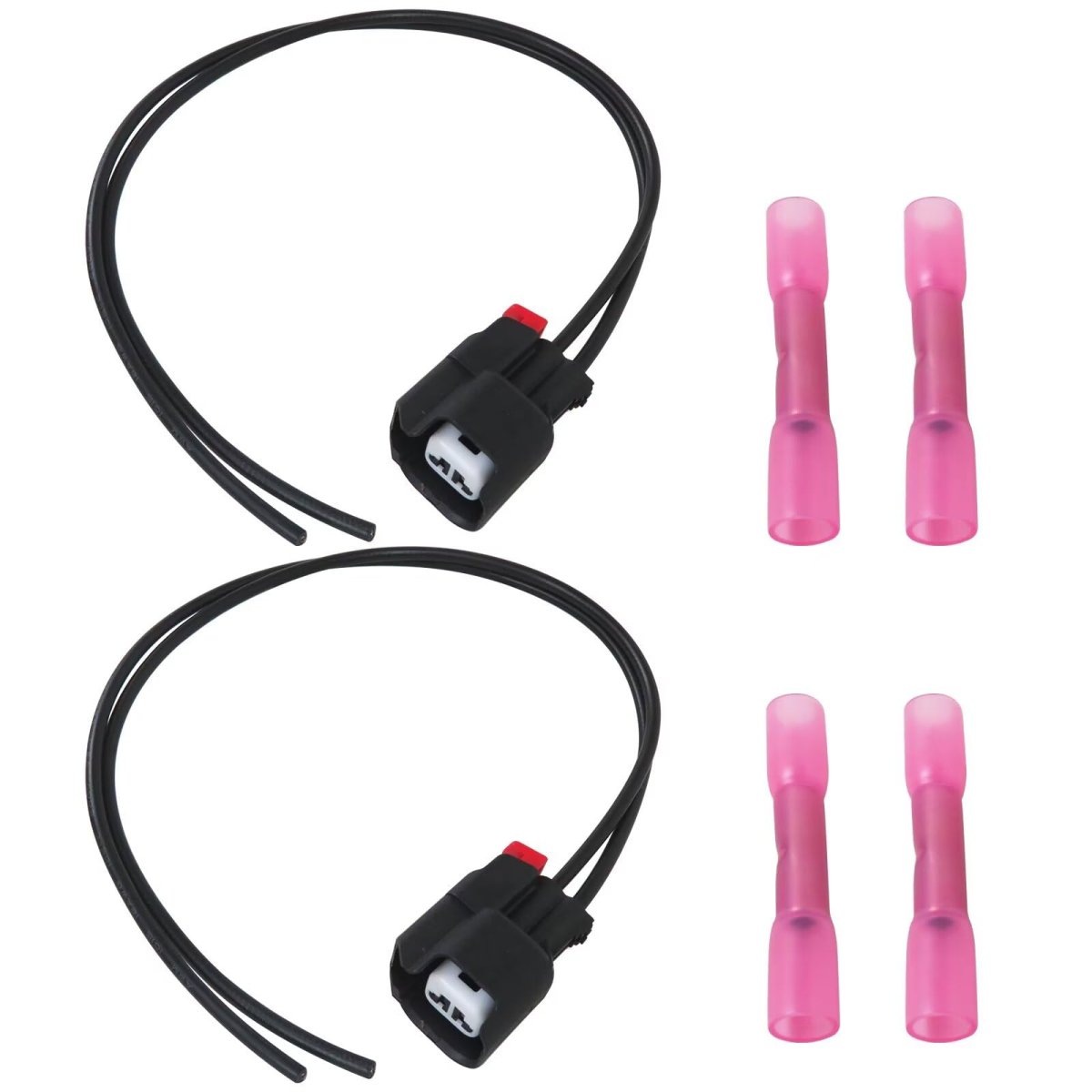 2 Pack Abs Wheel Speed Sensor Connector Pigtail Plug Wiring Harness For 2013-16 Ram 4500 Replace S-1895 645-134 19352068