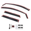 In-channel Auto Vent Window Visor For Hyundai Santa Cruz 2022-2026 4pcs Smoky