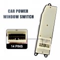 Uxcell Master Driver Side Power Window Switch 84820-33010 Replacement For Lexus Es300 1991-1996