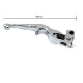 Usonline911 1 Pair Left Right Silver Brake Clutch Lever Replacement For 2010 Harley-davidson Electra Glide Ultra Classic Peace