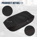 X Autohaux Black Microfiber Leather Armrest Protector Cover For Honda Civic 2006-2013 Red Stitches Accessories