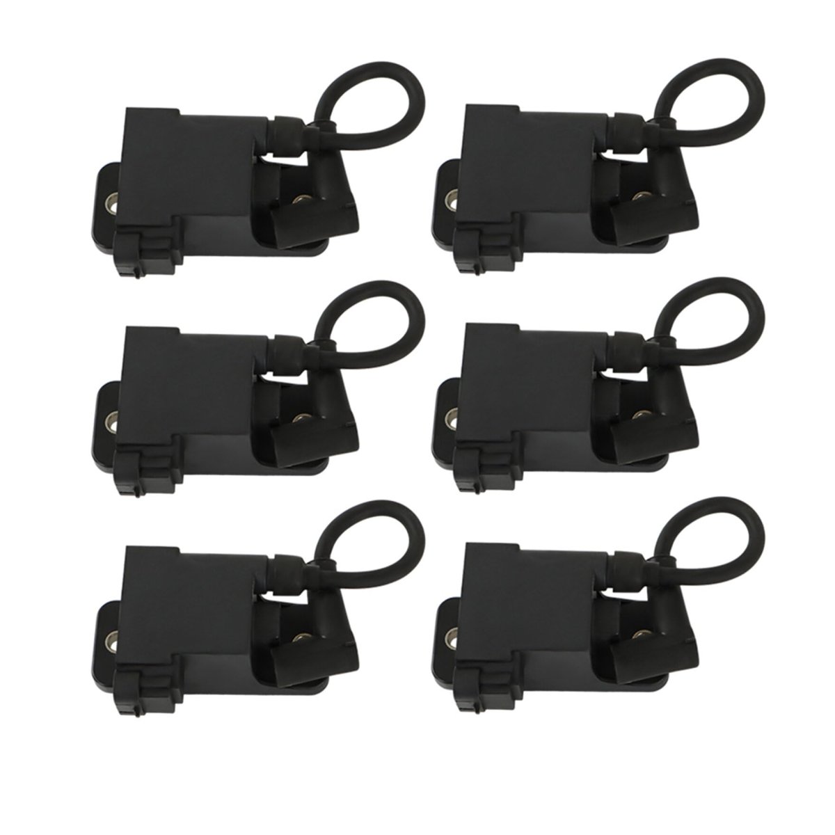 6pcs Ignition Coil Replacement For Force 40 50 75 90 120hp 1996 To 1999 And 30 300hp 2007 Replaces 114-7509 827509a10 827509t7