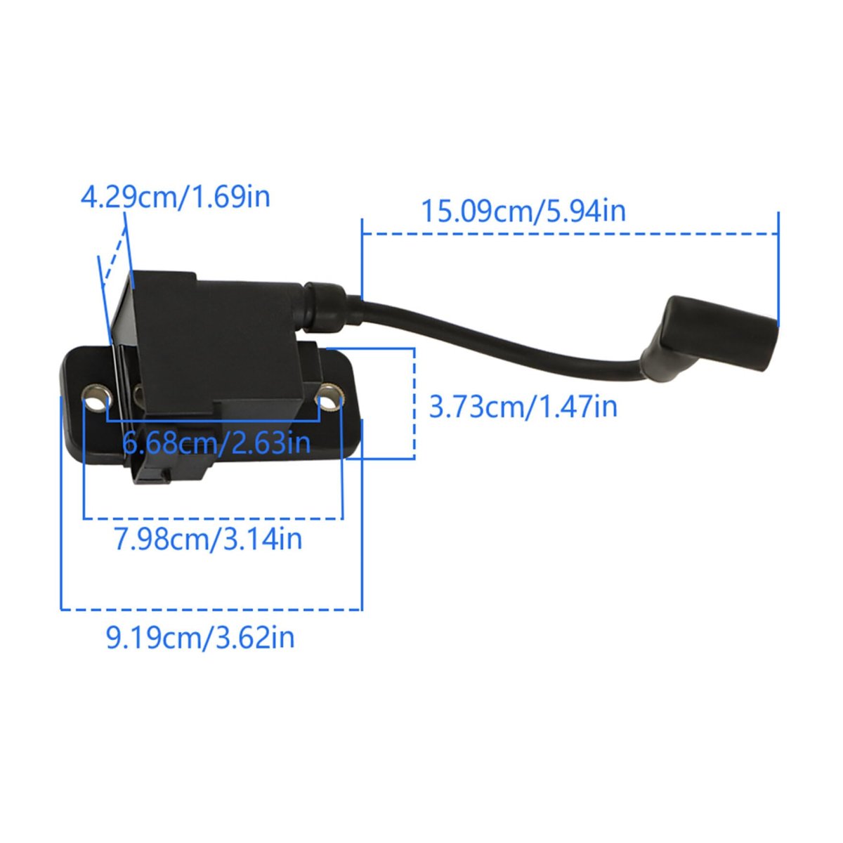6pcs Ignition Coil Replacement For Force 40 50 75 90 120hp 1996 To 1999 And 30 300hp 2007 Replaces 114-7509 827509a10 827509t7