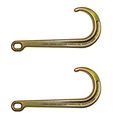 Ships In 1 To 2 Business Days Set Of Two Ba Products Z11-2-x2 Classic Style 15 J Hook Long With Hole For Chain Wrecker Tow 